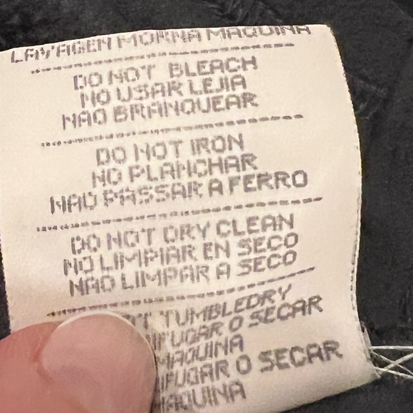 Zegna Sport mens black/dark gray 3/4 zip up fleece MADE IN ITALY size XL - Picture 7 of 9